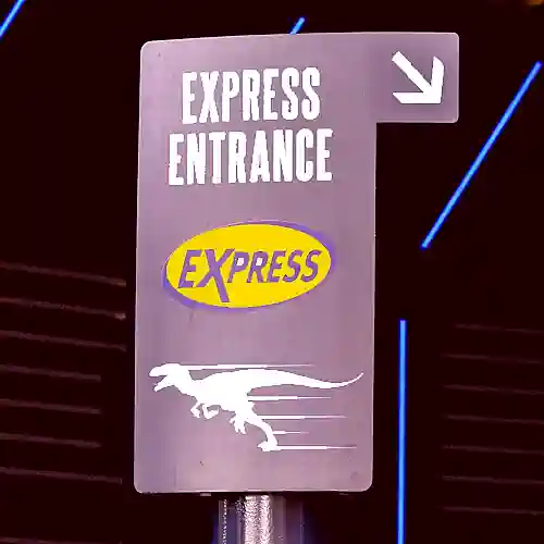 Cartel de entrada Universal Orlando Expresss pass