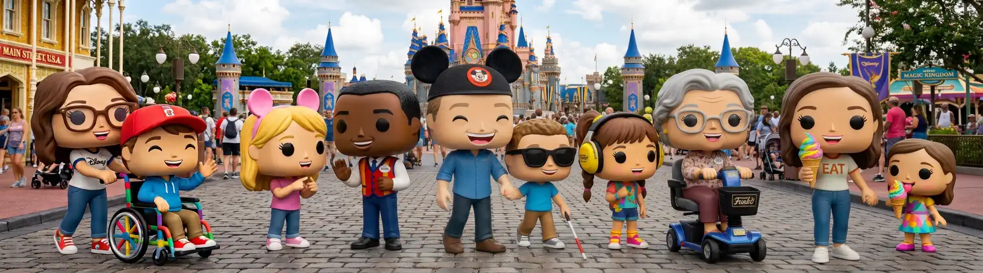 cabecera familas felices con personbas con discapacidad en Orlando