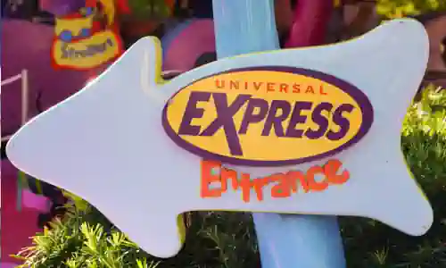 Entrada marcada con Express pass universal orlando