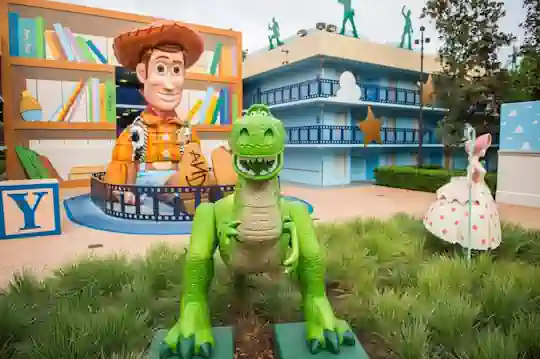 Estatuas gigantes toy storu del All Star Movies disney world orlando