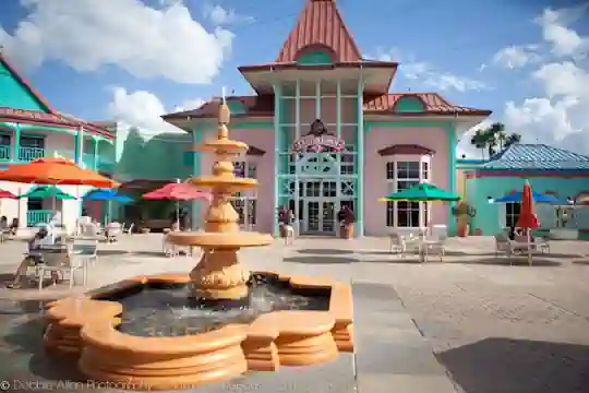 Fuente del Caribbean Beach disney world orlando
