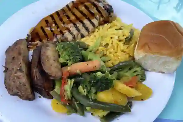 Plato del menu de seaworld Disney World orlando