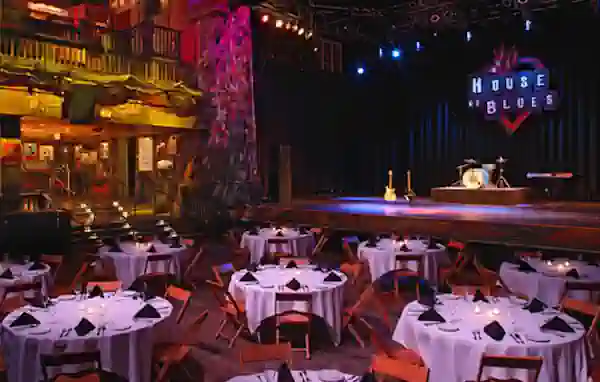 mesas en house of blues Disney World orlando