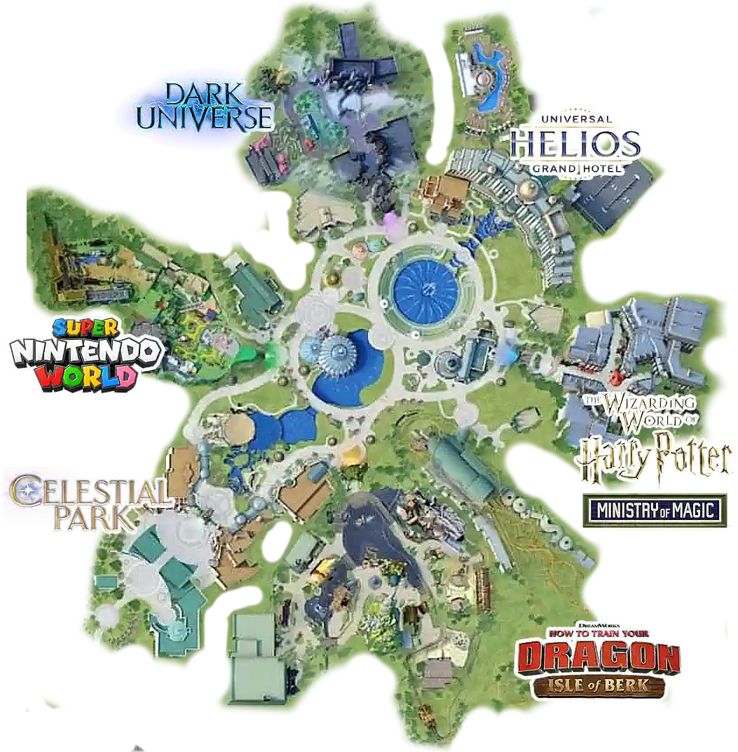 Mapa Epic Universe Universal Orlando orejotas.com